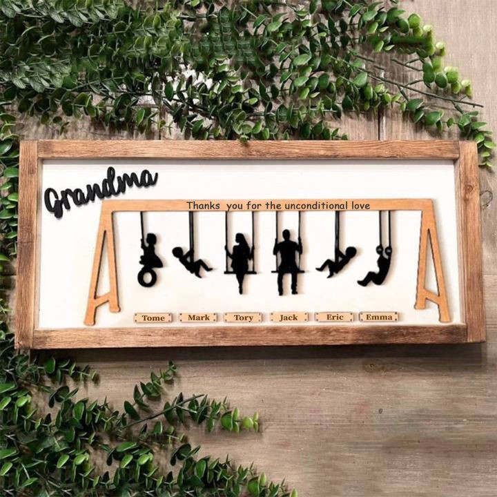 Personalized Swing Set Sign, Mother’s Day Swings.