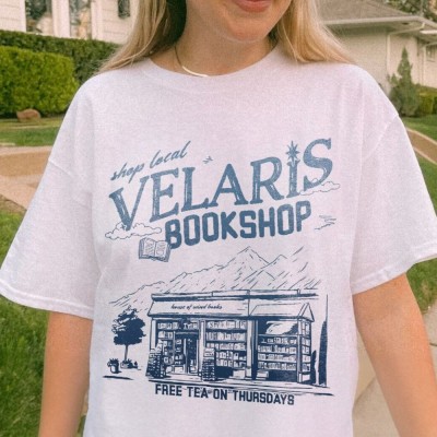 Velaris Book Store Shirt，Book Lover, Bookish Gift For Her, Him