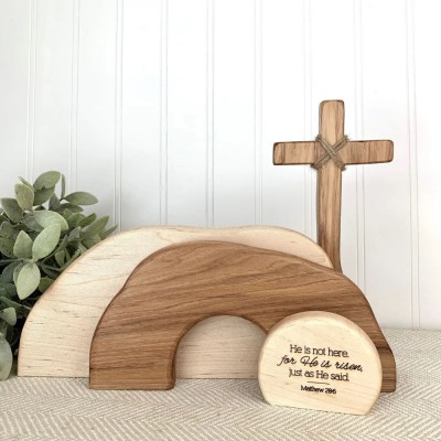 Empty Tomb / Easter Nativity / Easter Tier Tray Decor