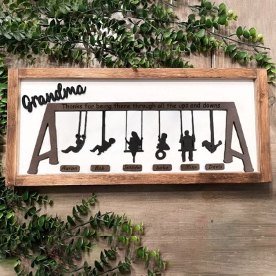 Personalized Swing Set Sign, Mother’s Day Swings.