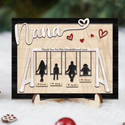 Personalized Swing Set Sign, Mother’s Day Swings.