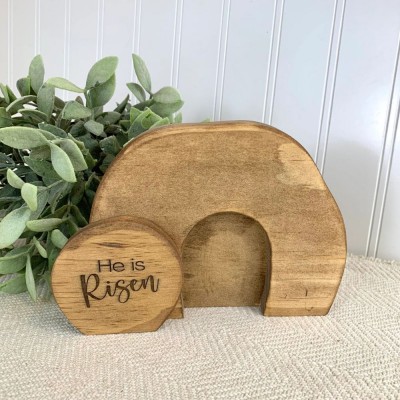 Empty Tomb / Easter Nativity / Easter Tier Tray Decor