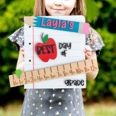 This is the perfect first/last day of sign! Chalkboard, Reusable